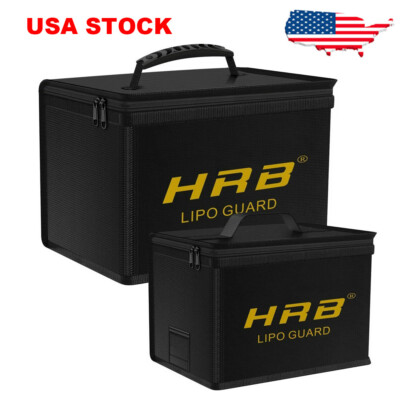 HRB Lipo Battery Safe Bag Guard Fireproof Explosionproof Sack For Storage Charge
