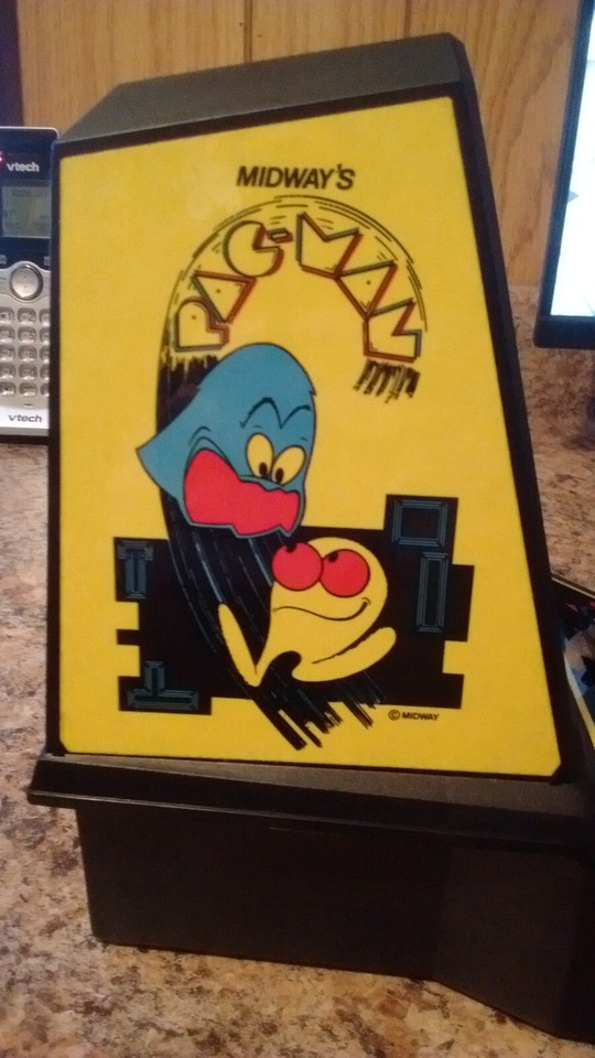 Vintage Midway Table Top PacMan Arcade Game eBay