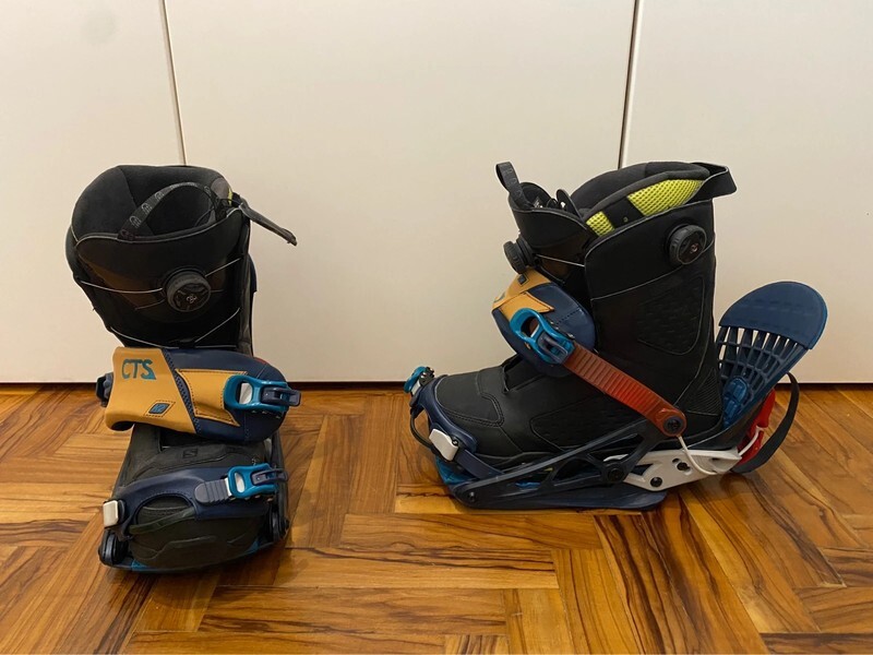 Scarponi uomo da snowboard Salomon+attacchi rapidi K2
