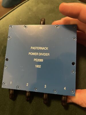 Pasternack PE2089 4 Way SMA Wilkinson Power Divider From 690 MHz to 2.7 GHz 10W