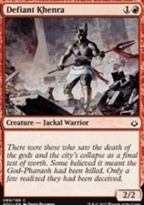 Defiant Khenra - Foil x1 - Hour of Devastation - NM-Mint, English - Hour of Deva