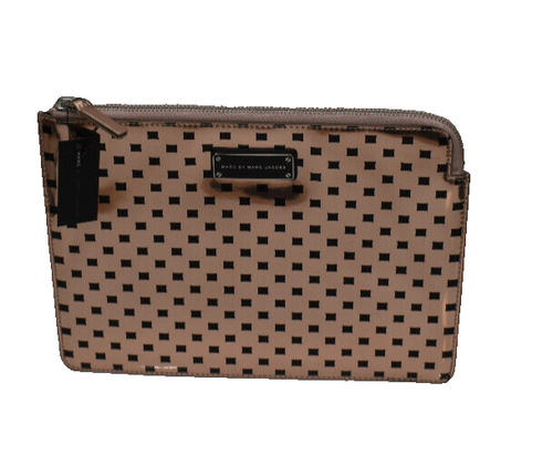 Marc by Marc Jacobs Metallic Zip Tech Pouch Bag Pale Buff Multi New! NWT - Picture 6 of 9