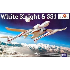 1/72 Amodel 72201 White Knight & Space Ship One (SS1) Plastic model kit