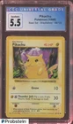 1999 Pokemon Base Set Shadowless #58 Pikachu Yellow Cheeks CGC 5.5 EX+