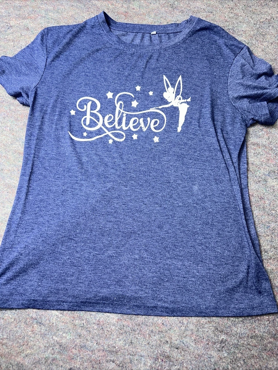 Tinker Bell Blue Disney T-Shirts (1968-Now) for sale | eBay