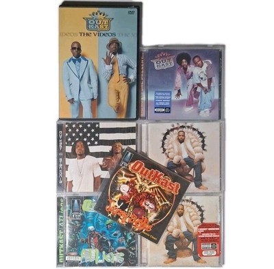 OutKast CD Lot Of 6 & 1 DVD The Love Below ATLiens Stankonia Fast Shipping