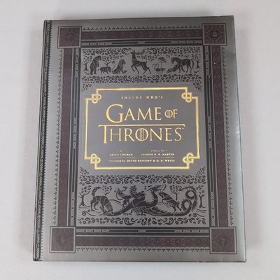 Inside HBO Game of Thrones by Bryan Cogman Hardcover Book 2012 TV Show Grey 