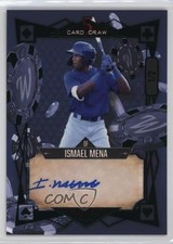 2023 Wild 5 Card Draw Modern Green Foil Blue 1/2 Ismael Mena #5CDM-27 Auto xr1