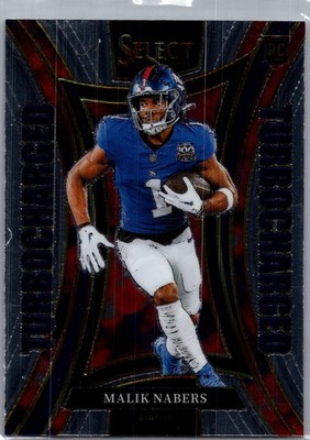 2024 Panini Select #15 Malik Nabers Turbocharged