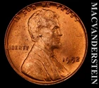 1952 Lincoln Wheat Cent - Choice Gem Brilliant Uncirculated  No Reserve #L5022