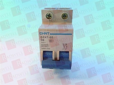 CHINT DZ47-60 2P D6 / DZ47602PD6 (USED)