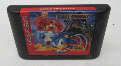 Sonic Spinball (Sega Genesis, 1993) Authentic Game Cart Only TESTED CLEANED