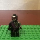 LEGO Minifigure Lot of 4 Black/Gray Armored Figures w/ Helmets & Sword — photo 8