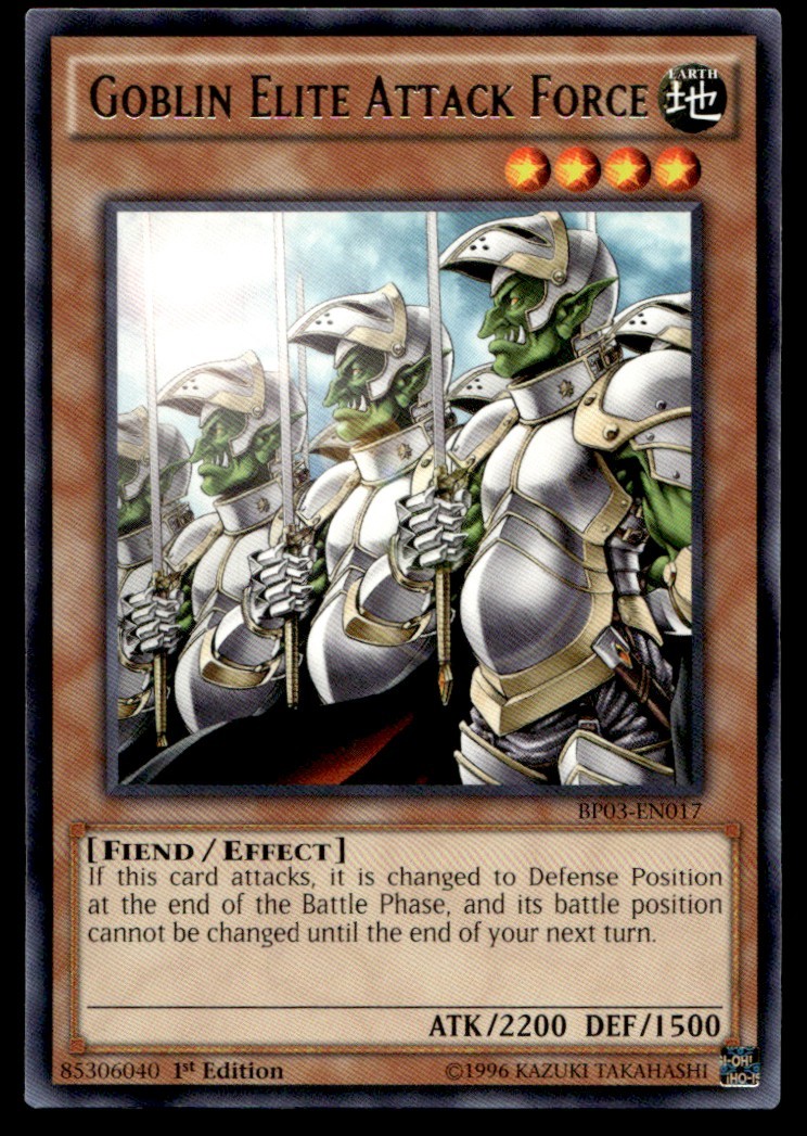 Goblin Elite Attack Force - BP03-EN017 - 1st Edition - YuGiOh 