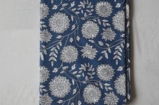 NO TARRIF CHARGES 100   100 Cotton Floral Print Hand Print 5 Yard fabric ZK-8 