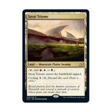 WOTC MtG Ikoria Lair of Behemoths Savai Triome (R) NM