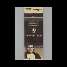 Matchbook Cover John Arnold Promotions Personal Representation