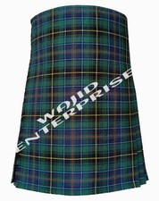 Scottish Handmade Traditional Clan MacInnes Hunting Modern 8 Yard kilt For Men's