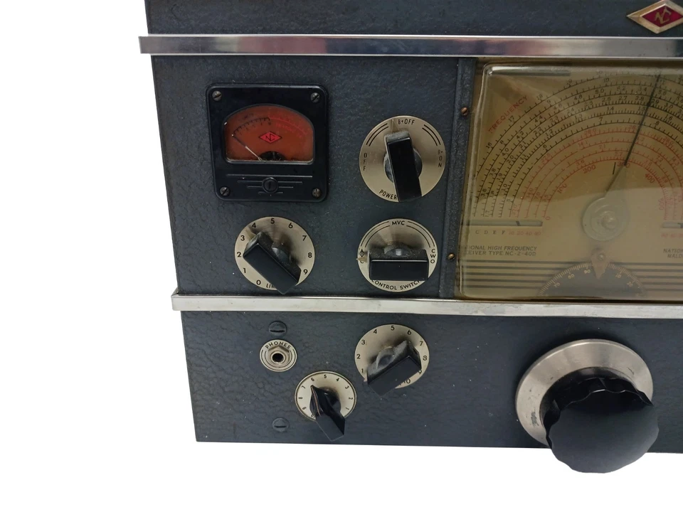 Receptor de rádio amador vintage National NC 200 HF - LEIA A DESCRIÇÃO - Imagem 3 de 4