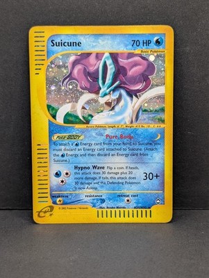 Suicune H25/H32 Aquapolis Holo Rare Legendary Pokemon TCG Nintendo e-reader LP