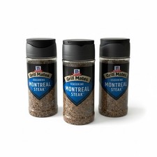 McCormick Montreal Steak Seasoning BBQ 3.18 oz 3 Pack Low Carb Gluten Free 11/27