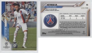 2019-20 Topps Chrome UCL Blue Refractor /150 Neymar Jr #95