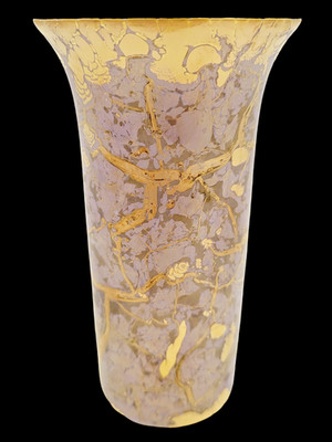 ROSENTHAL Studio Line ''Goldfeuer'' Porzellan Designer H. Drexler - Handbemalt