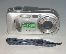Reconditioned - Sony Cyber-shot DSC-P8 3.2MP Digital Camera - Silver 7887
