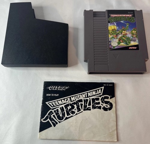 Teenage Mutant Ninja Turtles Nintendo NES Game + Manual + Sleeve - Picture 2 of 6