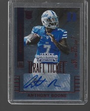 Duke - Anthony BOONE  2015Panini Contenders Draft Picks Red Ticket AUTO #267