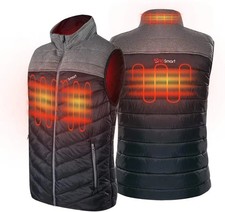 PROSmart Heated Vest Polar Fleece Lightweight Waistcoat with USB Battery Pack