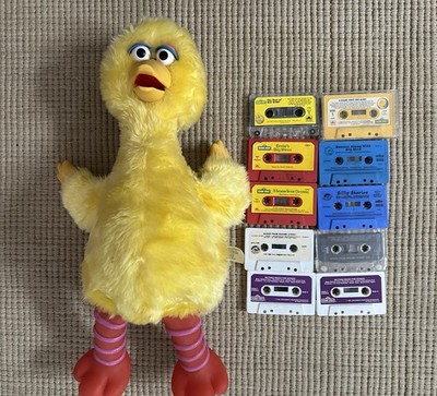 Vintage Big Bird Sesame Street Story Magic 1990 Tyco Talking Works