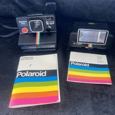 Vintage Polaroid One Step Plus Instant Land Camera With Q Light Flash Untested