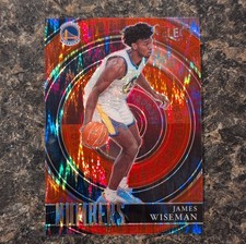 Panini 2020-21 Select James Wiseman #8 Select Numbers Prizm Rookie Warriors