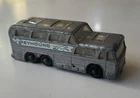 Vintage 1960s Matchbox Lesney No. 66 Greyhound Coach Bus - Clear Windows