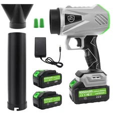 Cordless Turbo Jet Blower,300,000 RPM Handheld Portable Super Powerful Air Du...