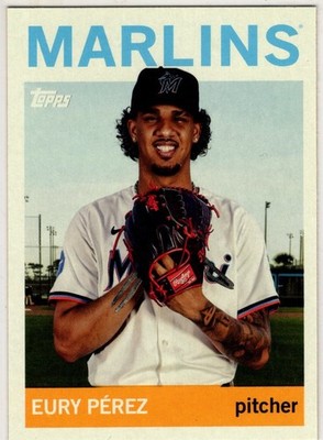 2025 Topps Baseball Eury Pérez No. 39 Miami Marlins