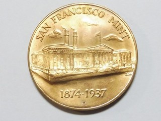USA Medaille 1937 S San Francisco Mint Erhaltung 25 92 gr / 38 mm (L4332)