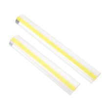 2 Pcs Magnify Reading Ruler Acrylic Magnifying for Maps Magnifier Newspapers