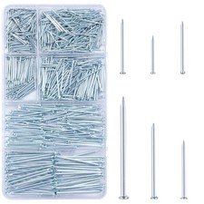 KURUI 700pcs Hardware Nails for Hanging Pictures, Up to 2"-Long Finish Nails Ass