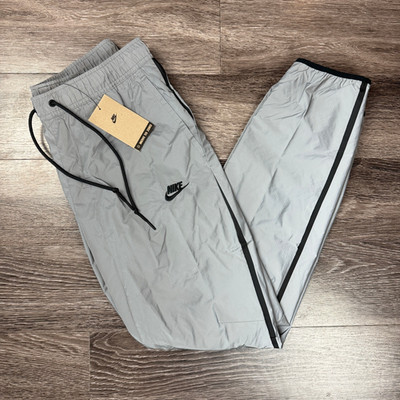 Nike Tech Woven Flash Pants Men's Large Reflect 3M Silver Black