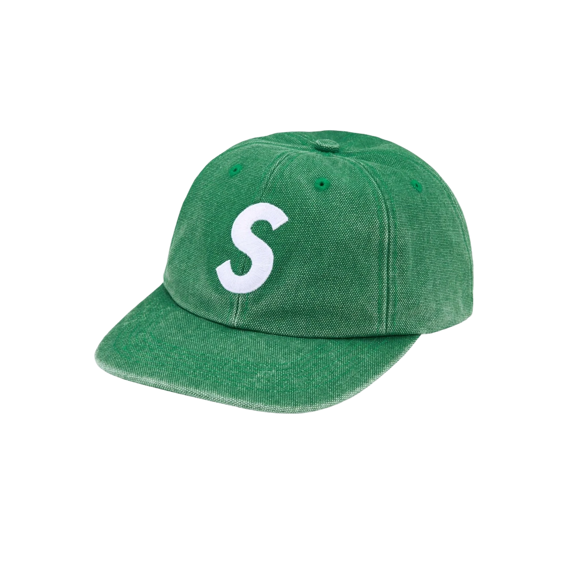 Logo Supreme Pigment S 6 panneaux vert   24FW