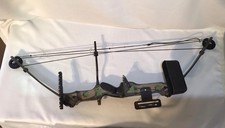 Vintage 90s Hoyt Heat Compound Bow RH 42" Camo USA Apple Logo