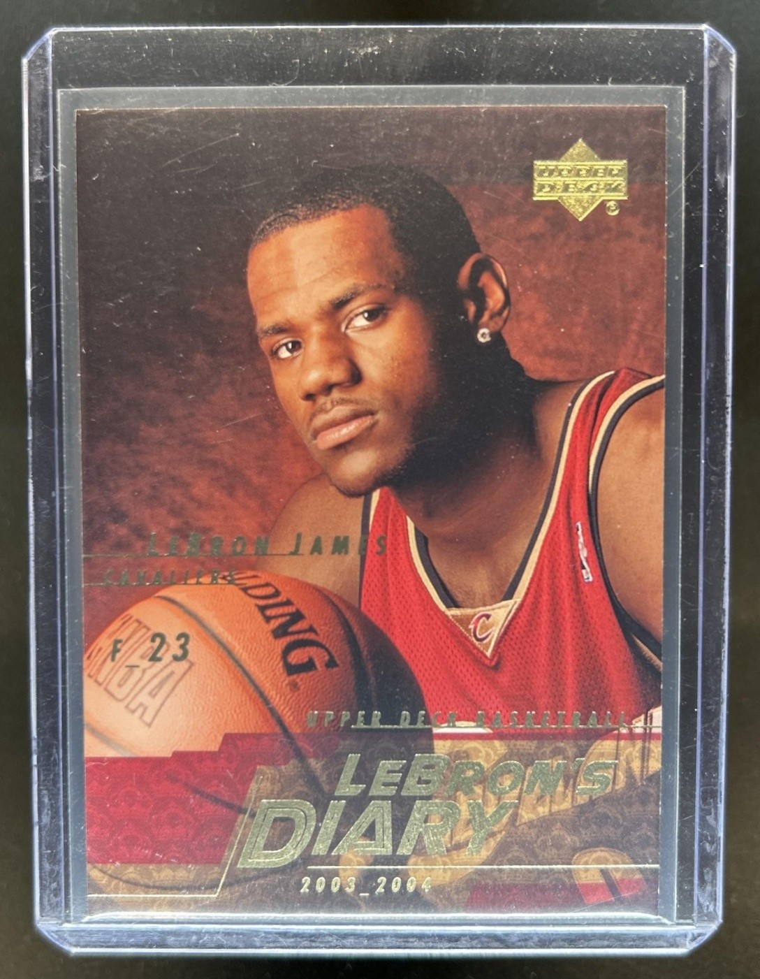 2003-04 Upper Deck LeBron James LeBron's Diary RC Rookie #LJ10 Cavaliers