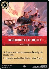 Lorcana TCG - [11-129/204 Cold Foil Common NM] Marching Off to Battle - Winte...