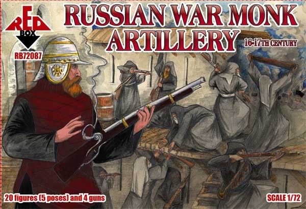 Red Box RB72087 - 1:72 Russian War Monk Artillery, 16th-17th Century - New