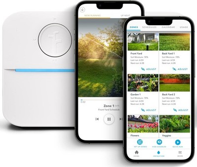 Rachio 3: 8 Zone Smart Sprinkler Controller Simple Automated Scheduling + Local