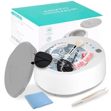 Ultrasonic Machine Cleanerfor Dental Retainer, Mouth Guard, Watch, Ring, Jewelry