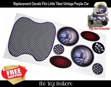 Toy Restore Replacement Stickers for Little Tikes Convertible Car