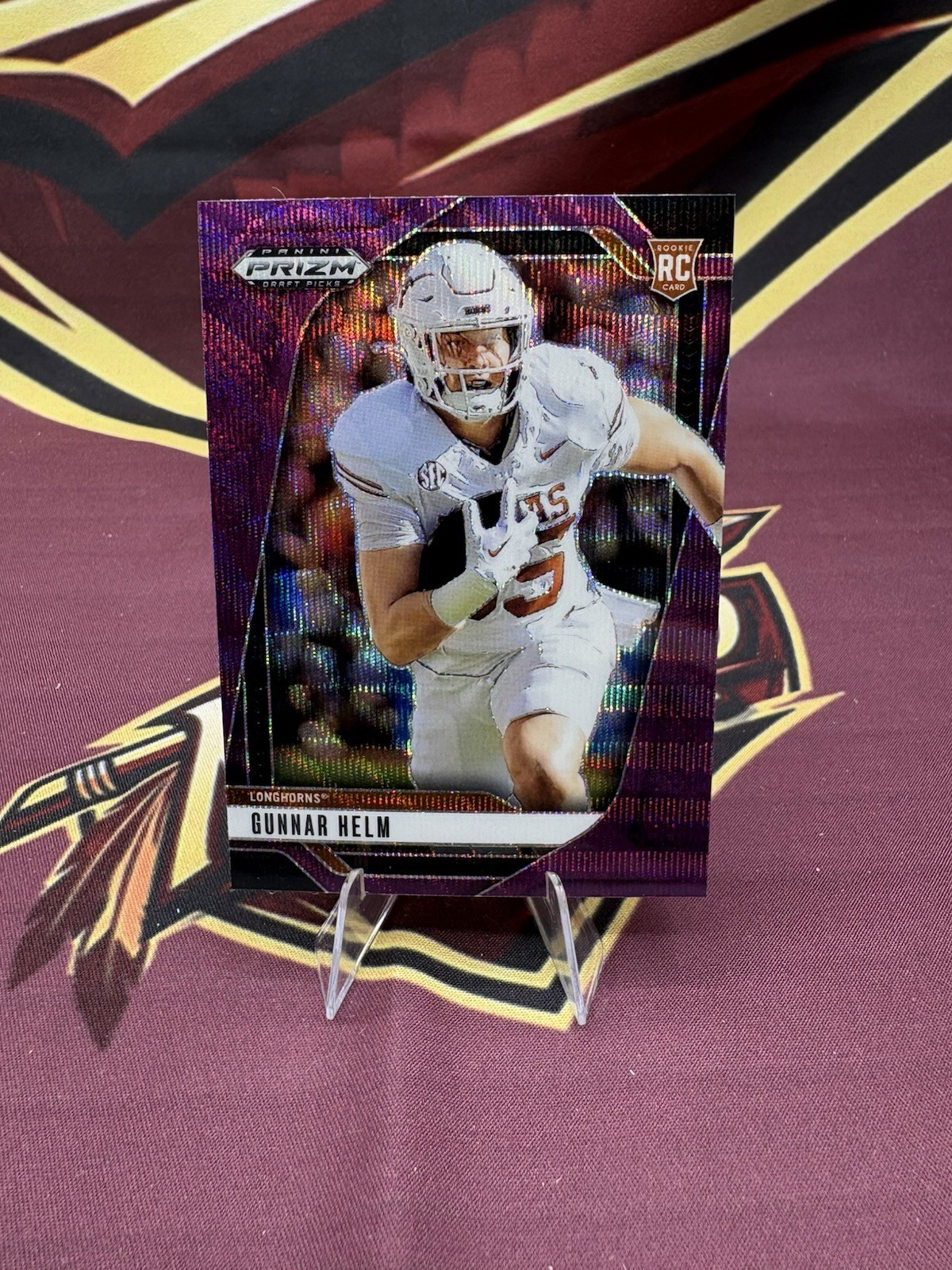 2025 Prizm Draft Picks - Gunnar Helm (RC) #128 Purple Wave